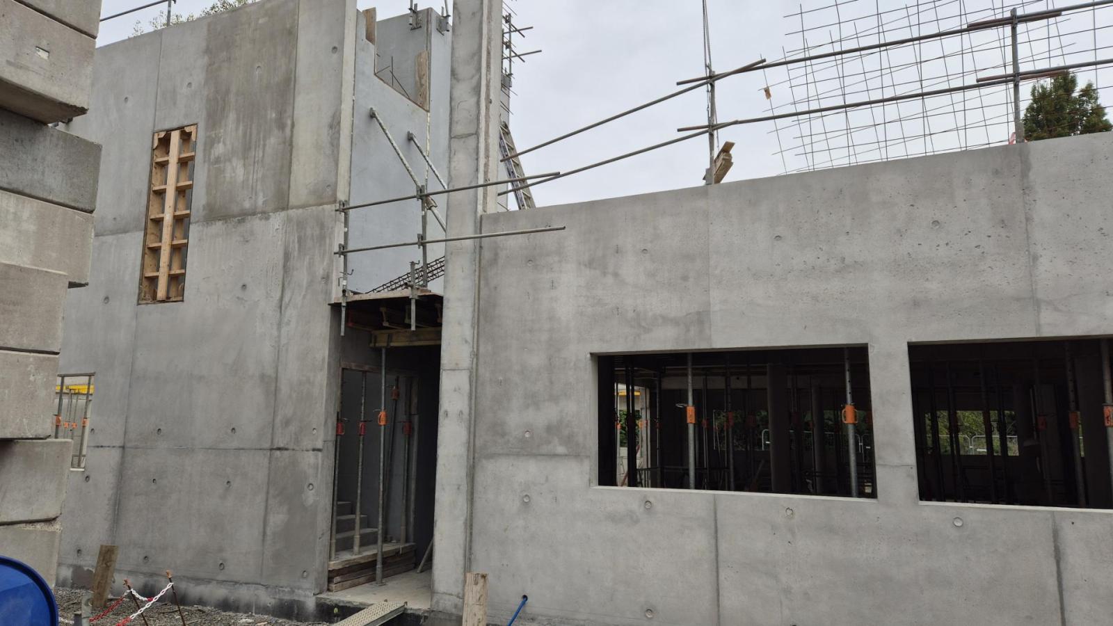 Entrée secondaire travaux 26-09-2025